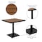 Flash Furniture Outdoor Faux Teak Dining Table with Poly Slats XU-DG-HW1045-GG - alternate 5